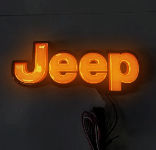 Jeep led lighted fender emblem - led,